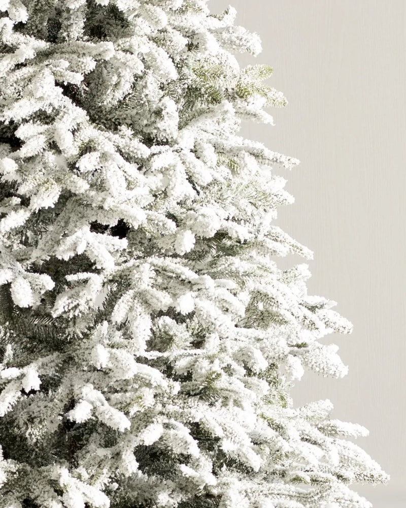 Künstliche Weihnachtsbäume Fraser mit Schnee 198,5cm